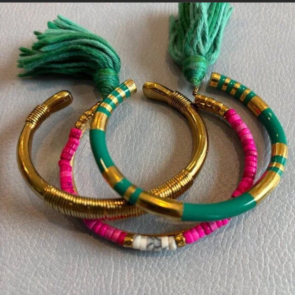 Aurélie Bidermann Bracelet - Green Positano